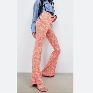 Zara flare pants knit size s